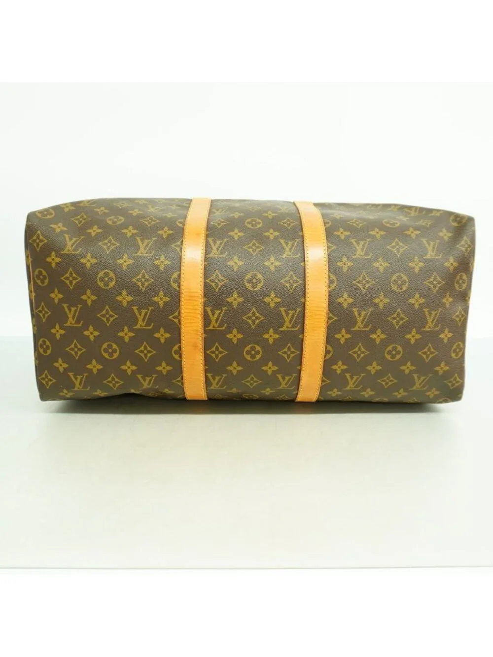 Louis Vuitton Boston Bag Monogram Keepall 50 Brown